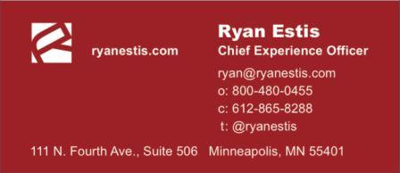 Ryan Estis: Chief Experience Officer